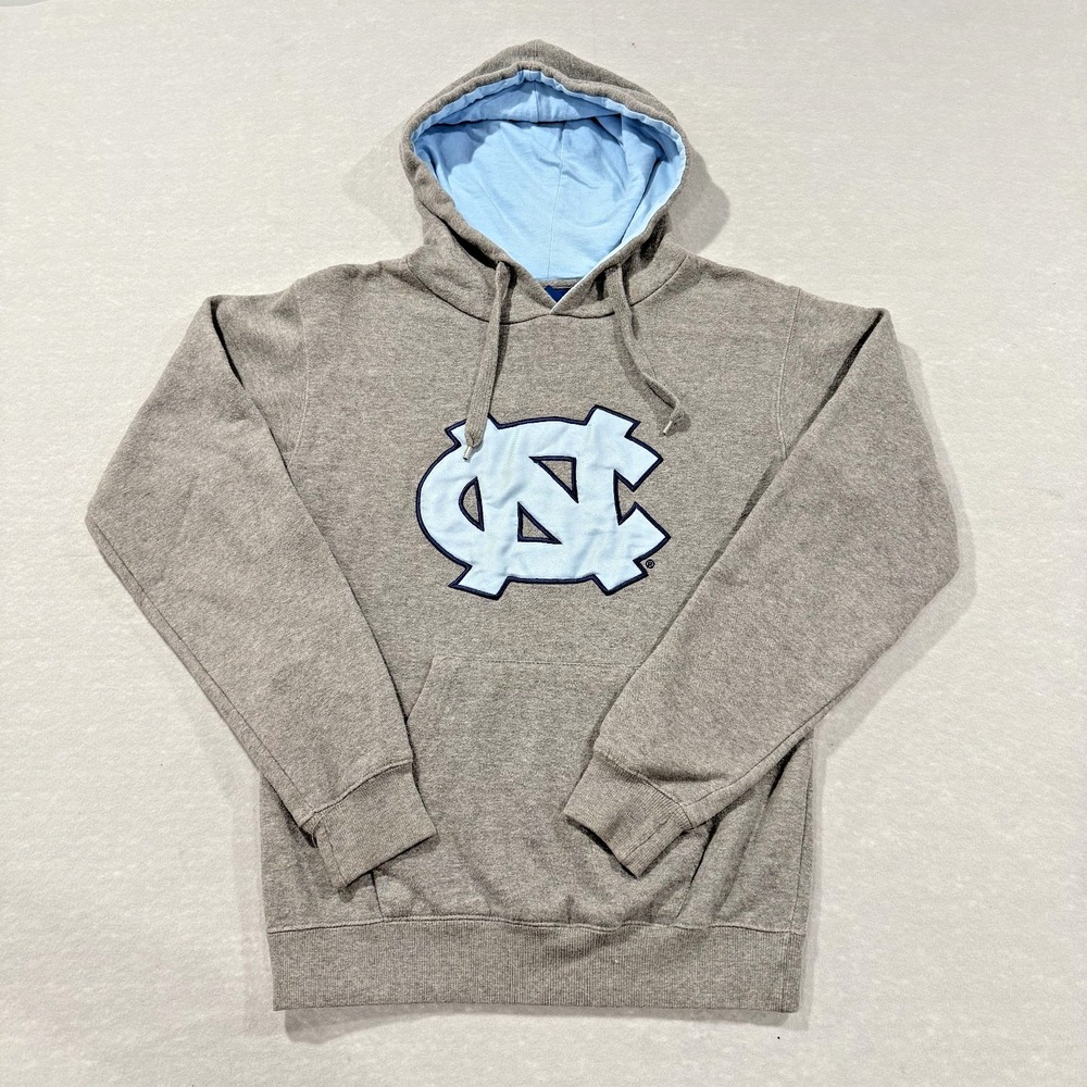 University of North Carolina NC Collegiate Large Logo Embroidery Hoodie Small